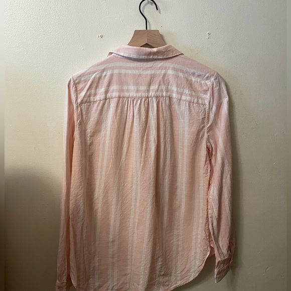 Tommy Hilfiger, pink and white striped shirt in medium - Picture 3 of 4